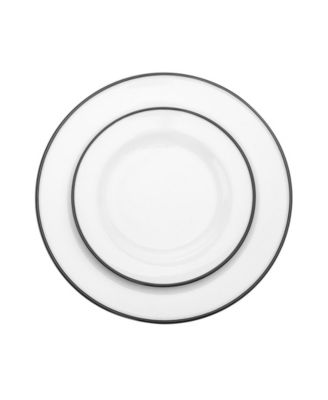 Bistro Black Band 16 Pc. Dinnerware Set, Service for 4