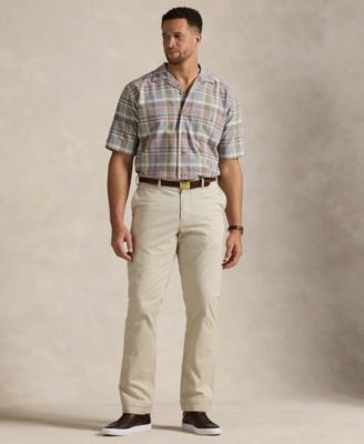 Men's Big & Tall Plaid Oxford Camp Shirt