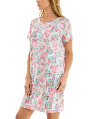 Women's Printed Short-Sleeve Sleepshirt