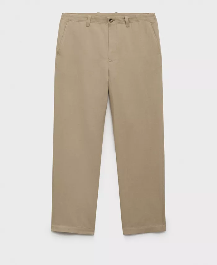 Men's Regular-Fit Linen Pants - thumbnail 8