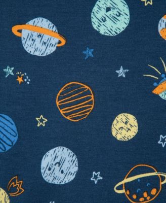 Baby Boys Space Pajamas, 4 Piece Set
