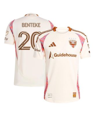 adidas - Men's Christian Benteke Natural D.C. United 2025 The Soul Kit Authentic Player Jersey