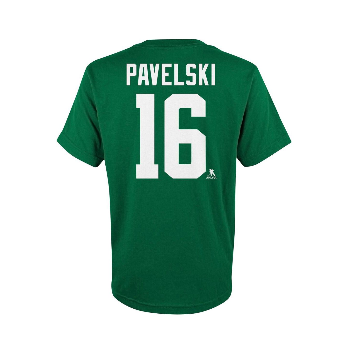 Детская футболка Outerstuff Joe Pavelski Kelly Green Dallas Stars Player Name & Number — фото 2