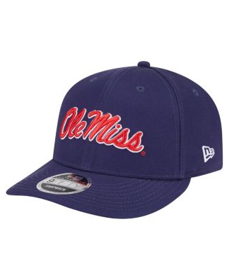 New Era - Men's Navy Ole Miss Rebels Low 9FIFTY Snapback Hat