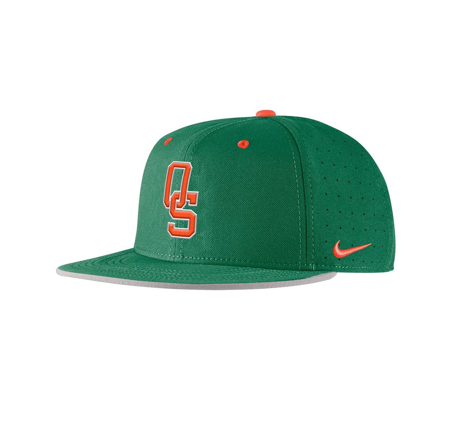 Men's Green Oklahoma State Cowboys 2025 On-Field True Performance Baseball Fitted Hat