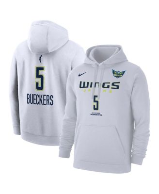 Nike - Men's Paige Bueckers White Dallas Wings 2025 WNBA Draft Heroine Edition Name Number Pullover Hoodie