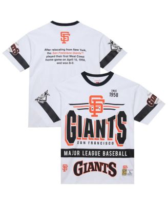 Mitchell & Ness - Men's White San Francisco Giants Cooperstown Collection Team Origins Premium T-Shirt
