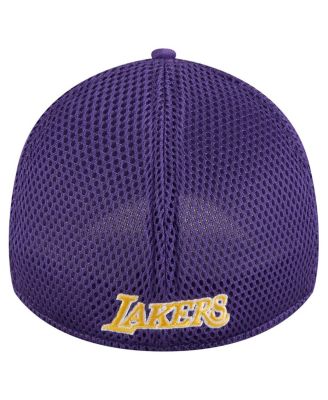 Men's Purple Los Angeles Lakers Subtle Camo 39THIRTY Flex Hat