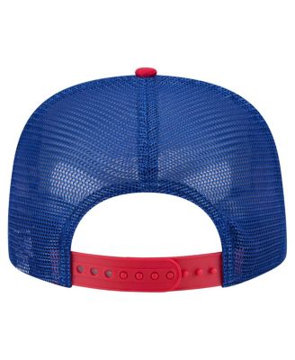 Men's White/Red Atlanta Braves Retro Script Trucker 9FIFTY Snapback Hat