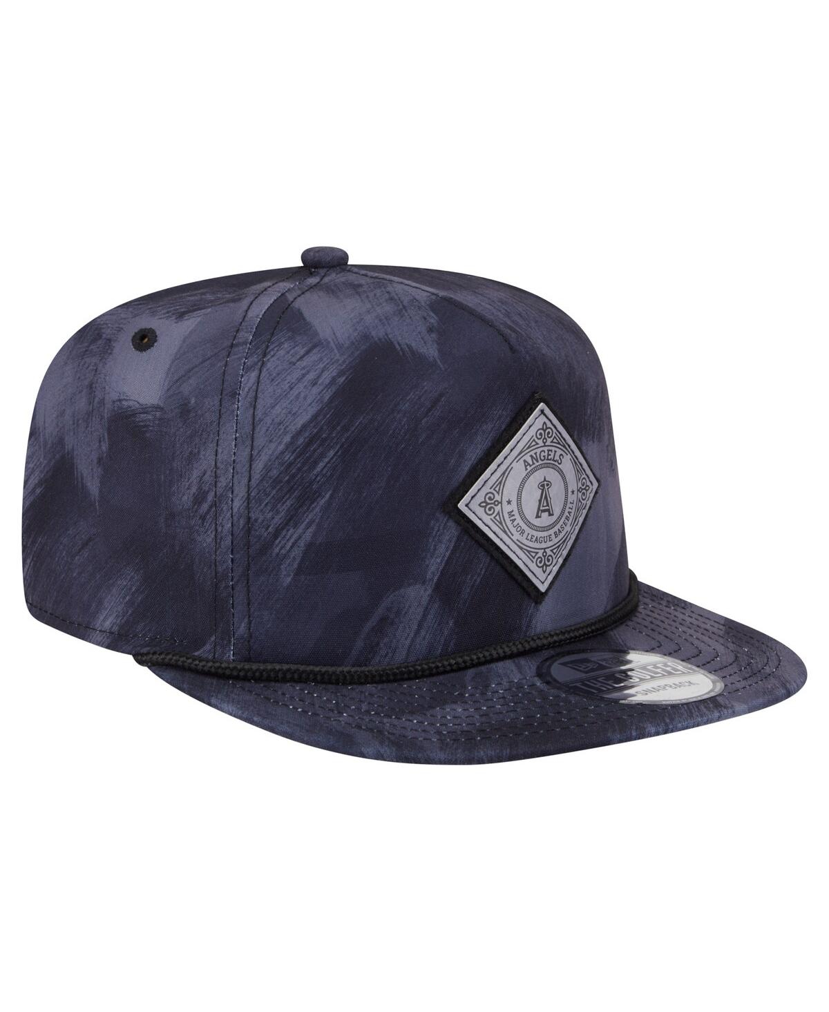 NEW ERA MEN'S NAVY LOS ANGELES ANGELS PRINTED GOLFER SNAPBACK HAT 