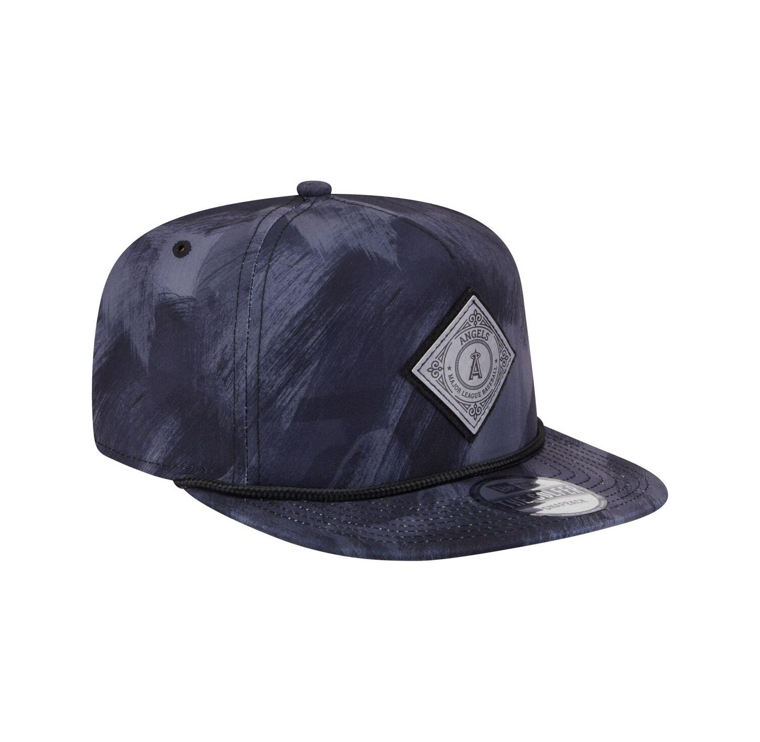 Men's Navy Los Angeles Angels Printed Golfer Snapback Hat