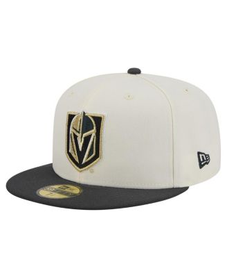 New Era - Men's&nbsp;White Vegas Golden Knights Chrome Two-Toned 59FIFTY Fitted Hat