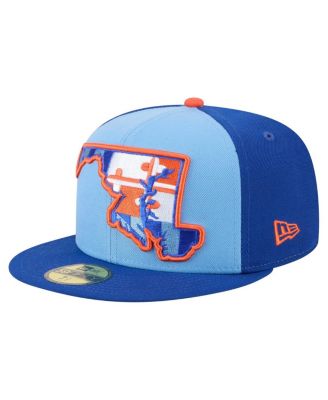 Men's Blue Aberdeen IronBirds Authentic Collection 59FIFTY Fitted Hat