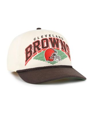 Men's Cream Cleveland Browns Pomona Rope Hitch Adjustable Hat
