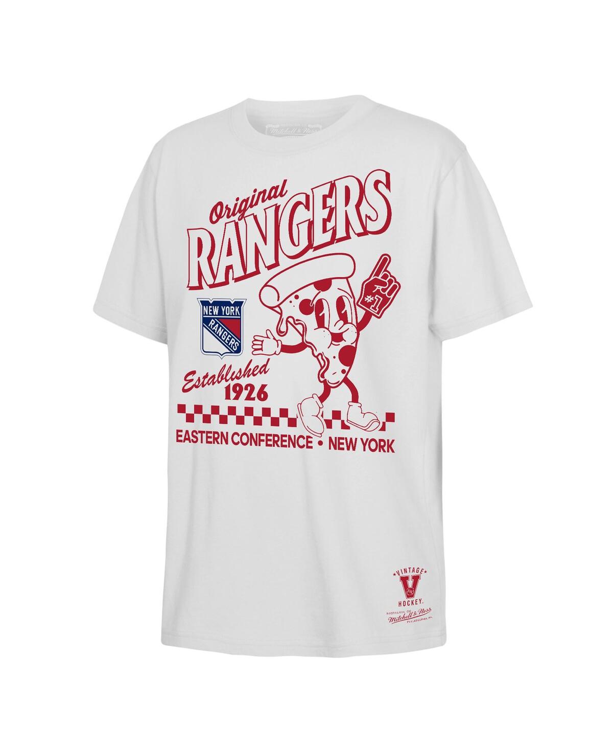 Mitchell & Ness Youth  White New York Rangers Concession Stand T-shirt