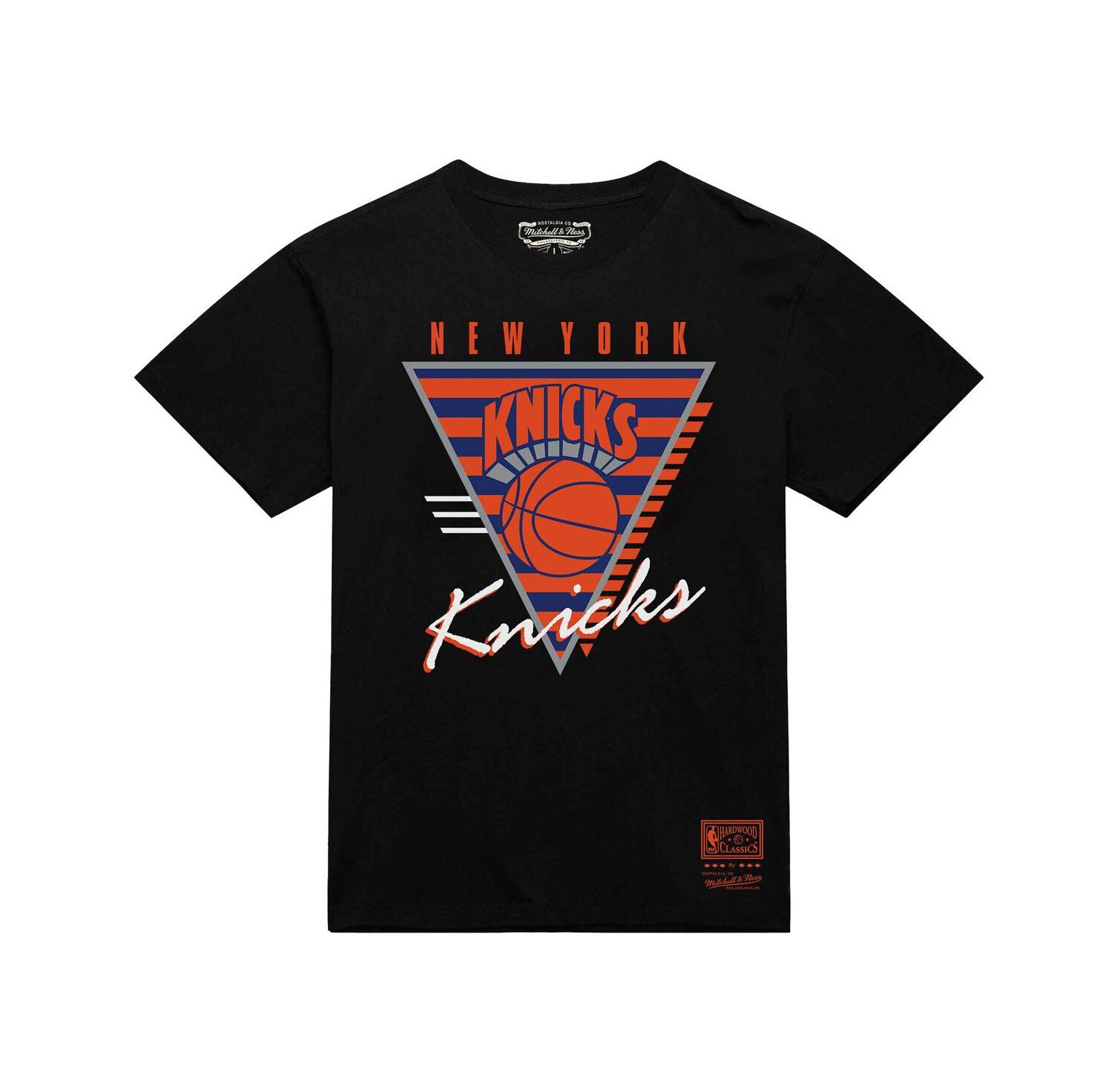 Men's Black New York Knicks Worldwide Collection Tri-Logo T-Shirt