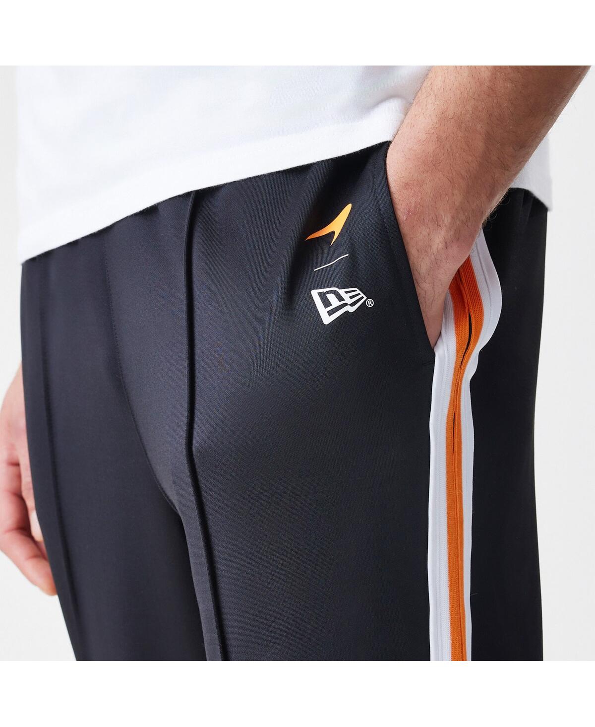 NEW ERA MEN'S BLACK MCLAREN F1 TEAM DRAWSTRING TRACK PANTS 