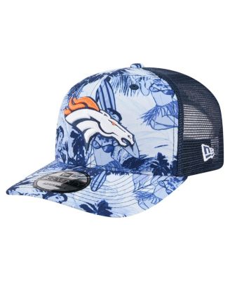 New Era - Men's Navy Denver Broncos Hula Trucker 9SEVENTY Adjustable Hat
