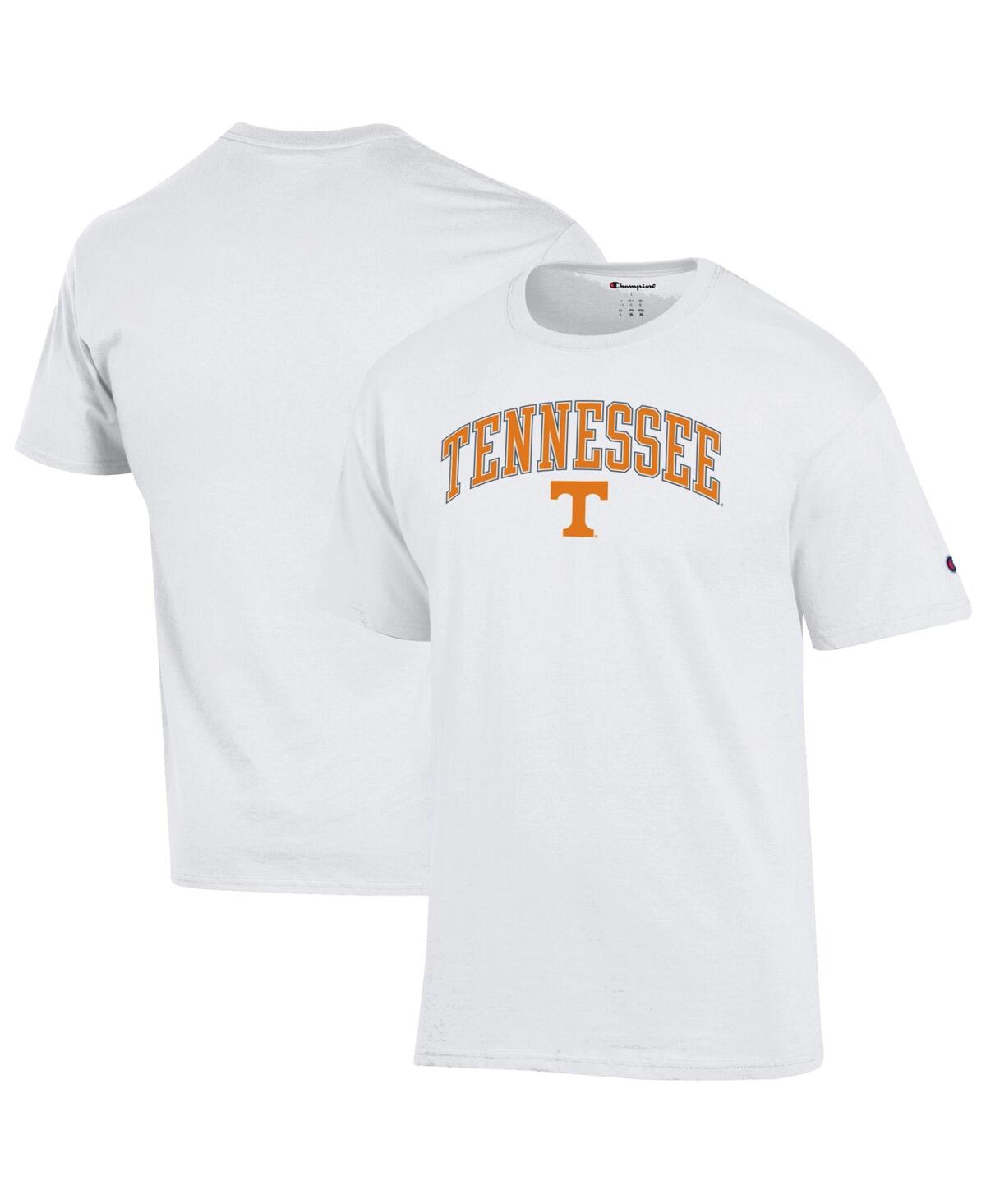 Champion Men's Tennessee Orange Tennessee Volunteers Arched Logo T-Shirt - White