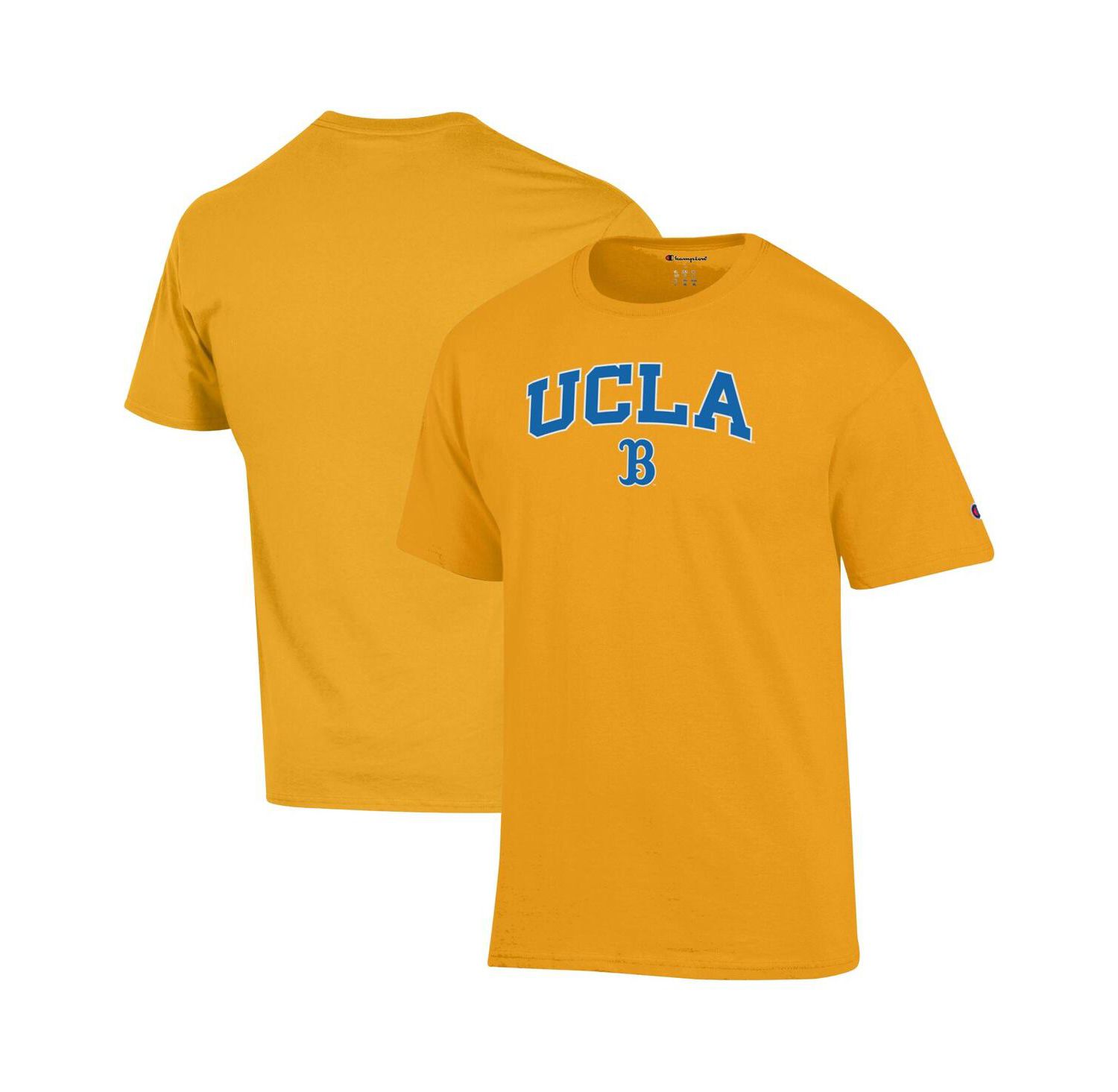Men's Gold UCLA Bruins Arched Logo T-Shirt