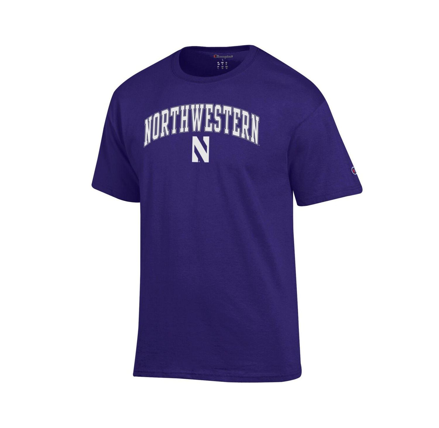 Men's Purple Northwestern Wildcats Arch Over Logo T-Shirt