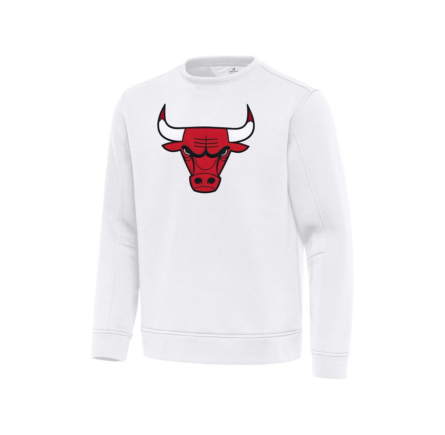 Men's White Chicago Bulls Relevant Pullover Sweatshirt