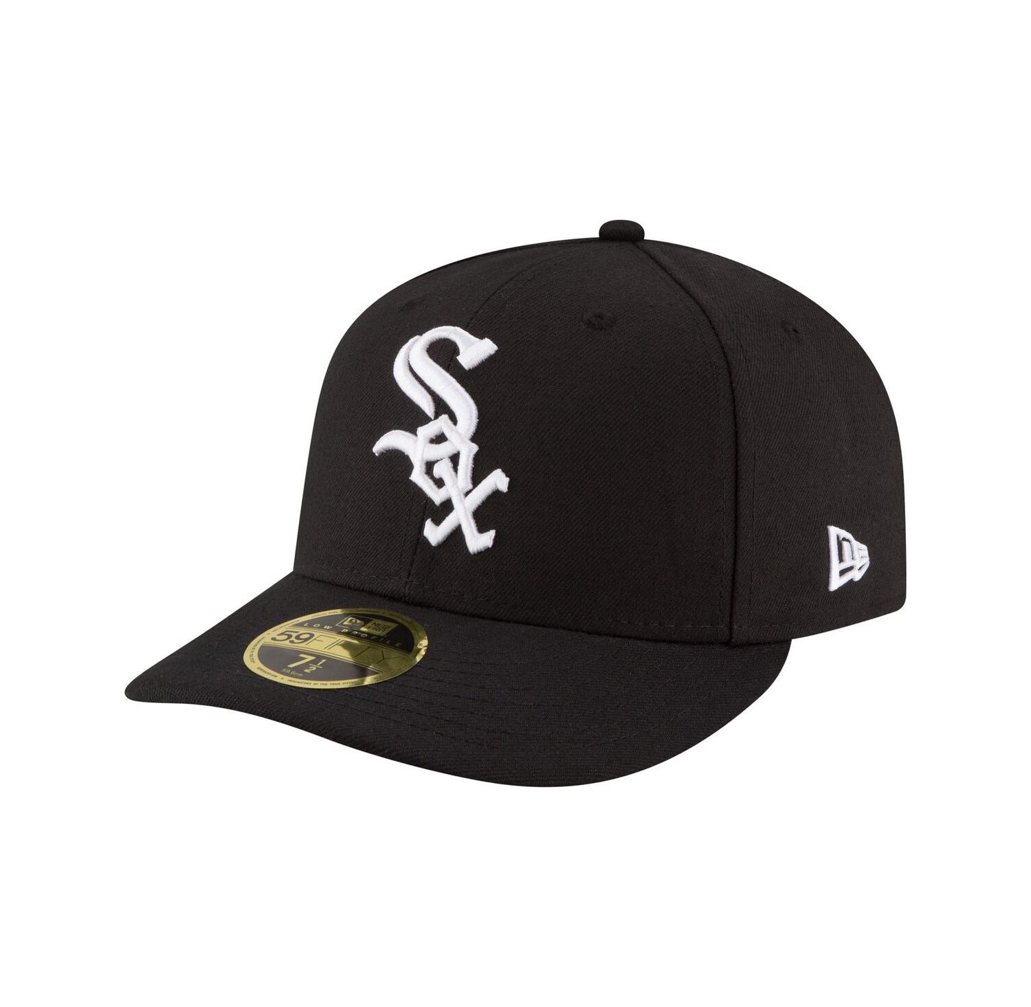 Men's Black Chicago White Sox 125th Anniversary Low Profile 59FIFTY Fitted Hat