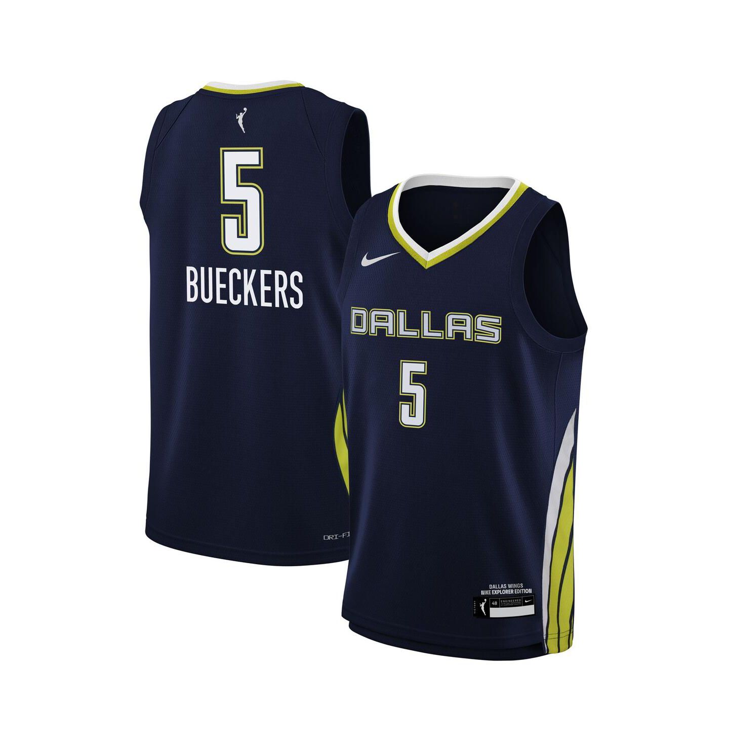 Детское джерси Nike Paige Bueckers Dallas Wings 2025 WNBA Draft Explorer Victory, Navy — фото 1