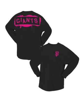 Fanatics - Women's Black San Francisco Giants Neon Jersey Long Sleeve T-Shirt