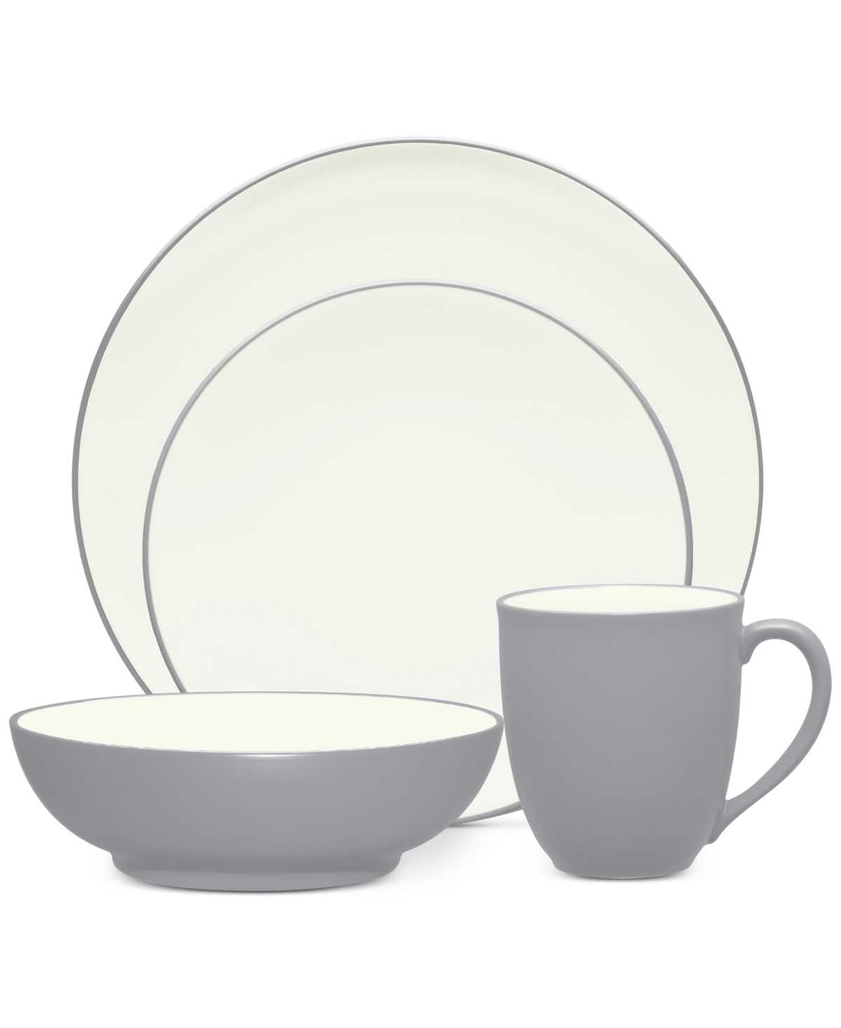 Noritake Colorwave 4-piece Place Setting, Service For 1 In Gray
