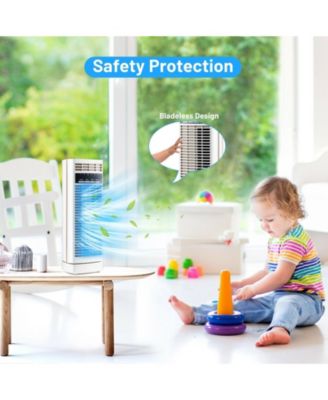 14 Inch  Mini Oscillating Tower Fan Electric Desk Fan with 3 Speed and Timer