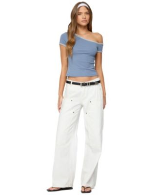 Women's Lorna Contrast Off Shoulder Top