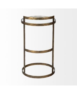 Transparent Glass Round Side Table – Modern Home Accent