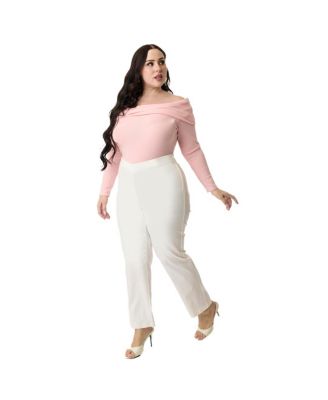 Plus Size 1960s Cigarette Pants
