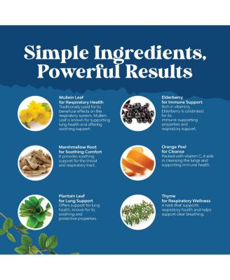 Lung Cleanse, Mullein Leaf Cleanse & Detox Supplement, | 4oz