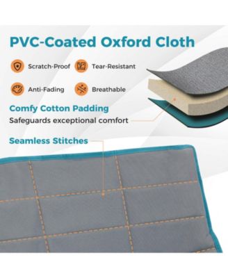 Oversized Camping Chair Folding Loveseat Camping Couch with Cup Holders & Thick Padding