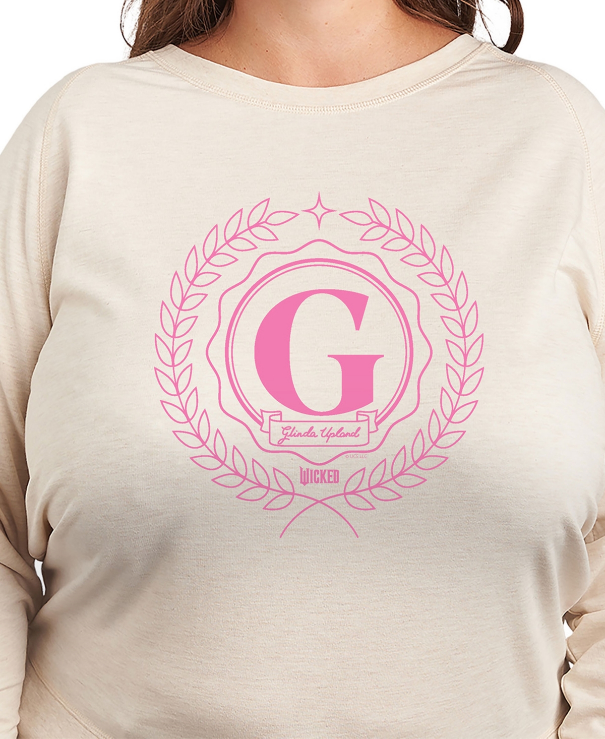 Hybrid Apparel Plus Size Wicked Glinda G Graphic Pullover T-shirt