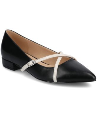 Women's Camby Crisscross Strap Pointed Toe Flats