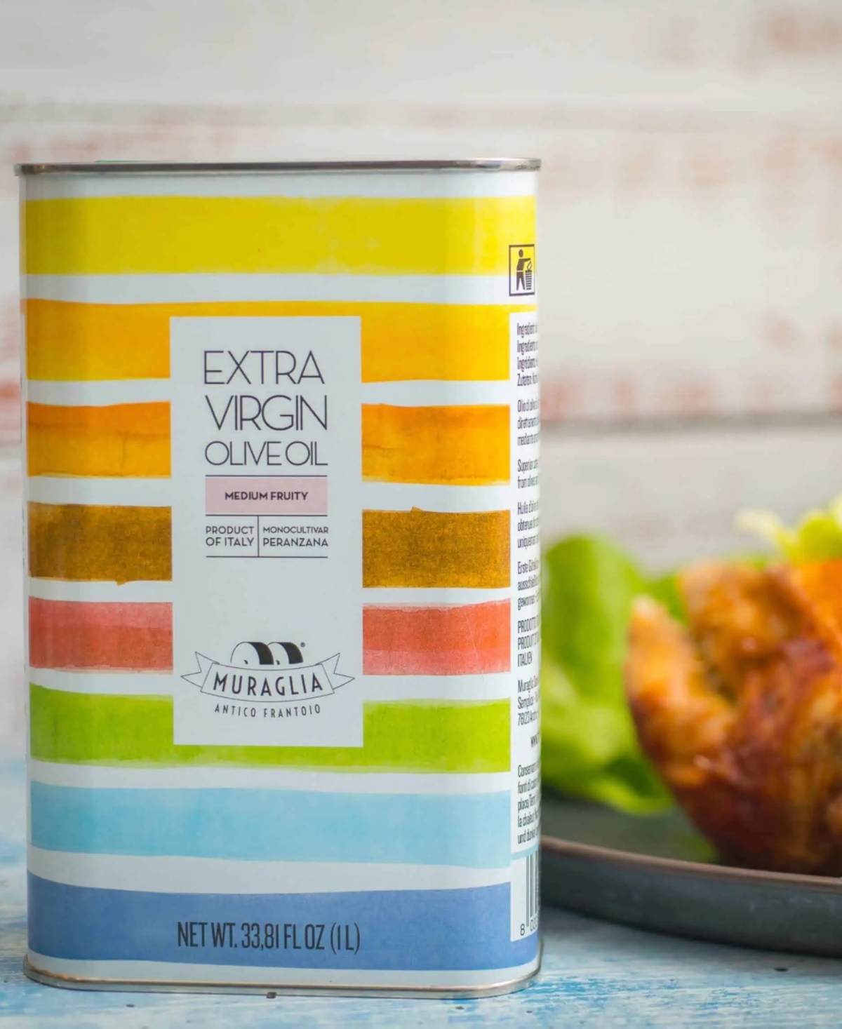 Zia Pia Peranzana Extra Virgin Olive Oil Tin