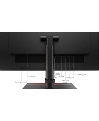 ThinkVision T24m-20 23.8" 16:9 Full HD IPS WLED LCD Monitor, Raven Black