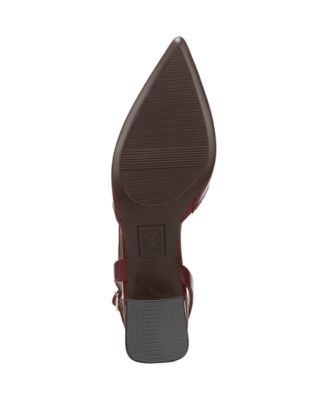 Décolleté Naturalizer Mila Con Tacco A Blocco E Cinturino – Pelle, Punta Affusolata, Tecnologia Contour+, Numero 41 EU