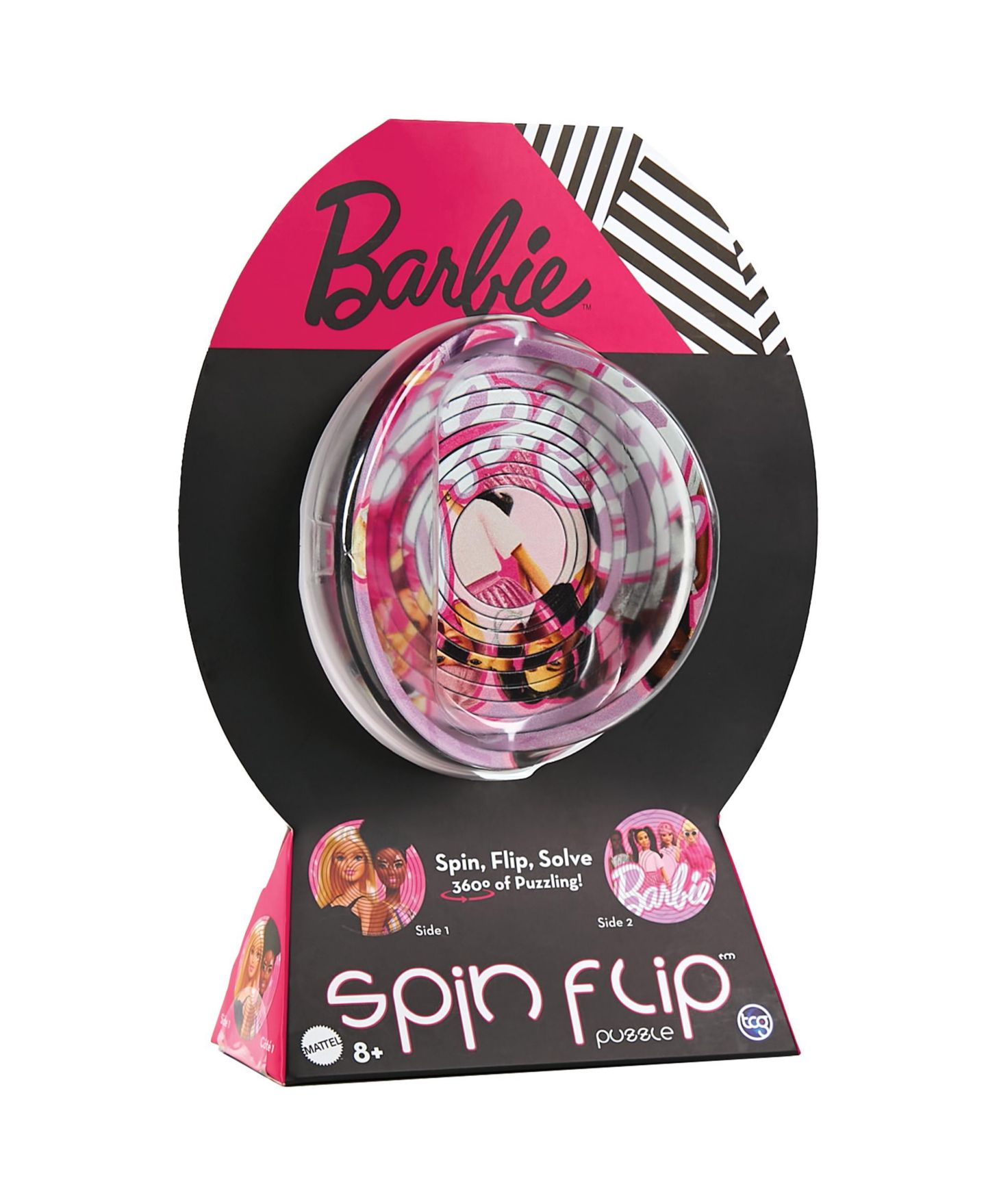 Детский пазл Spinflip Barbie Glam Girls Double-Sided Puzzle, Ages 8+ — фото 7