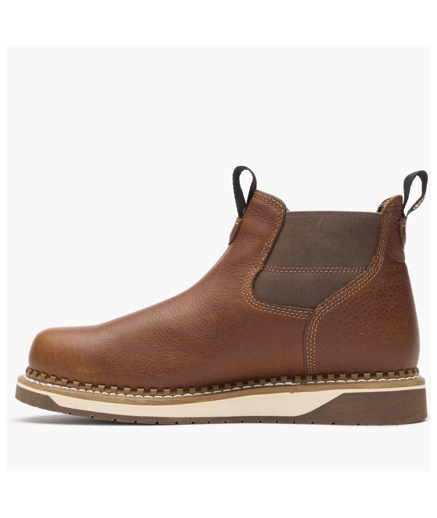 Мужские ботинки GEORGIA BOOT Amp LT Wedge Waterproof Chelsea Work Boot, цвет: Коричневый — фото 7
