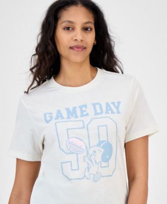 Juniors' Snoopy Game Day T-Shirt