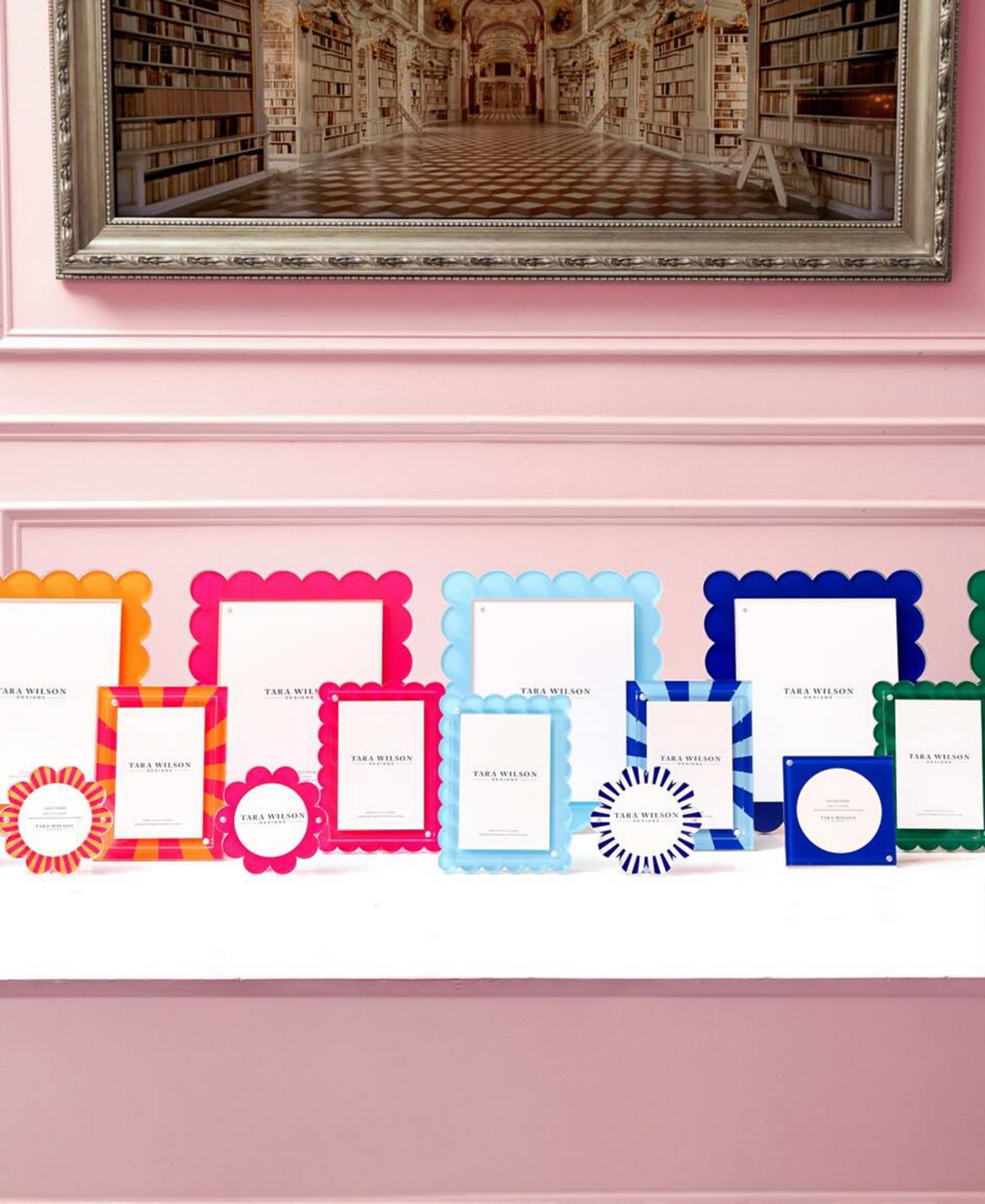 Tara Wilson Designs Scallop Frame, 8" X 10"