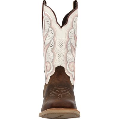 Lady Rebel Pro Women's White Ventilated Western Boot