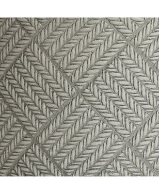 Gray Glen Pattern 16.7-Inch Tall MgO Urn Planter, Indoor and Outdoor