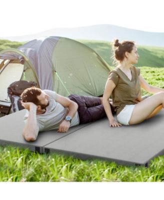 Indoor outdoor Sleeping mat with High density foam Cushion and Carrying Bag
