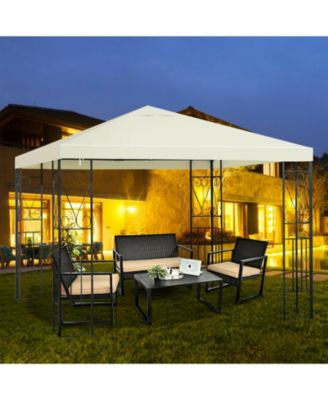 10 x 10 Feet Patio Gazebo Canopy Tent Garden Shelter