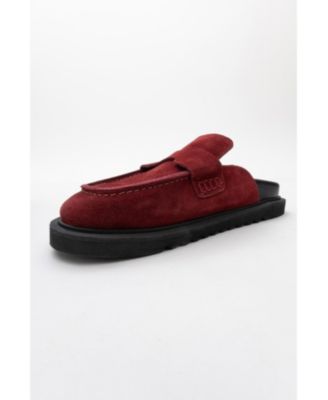 Laven Suede Leather Clogs